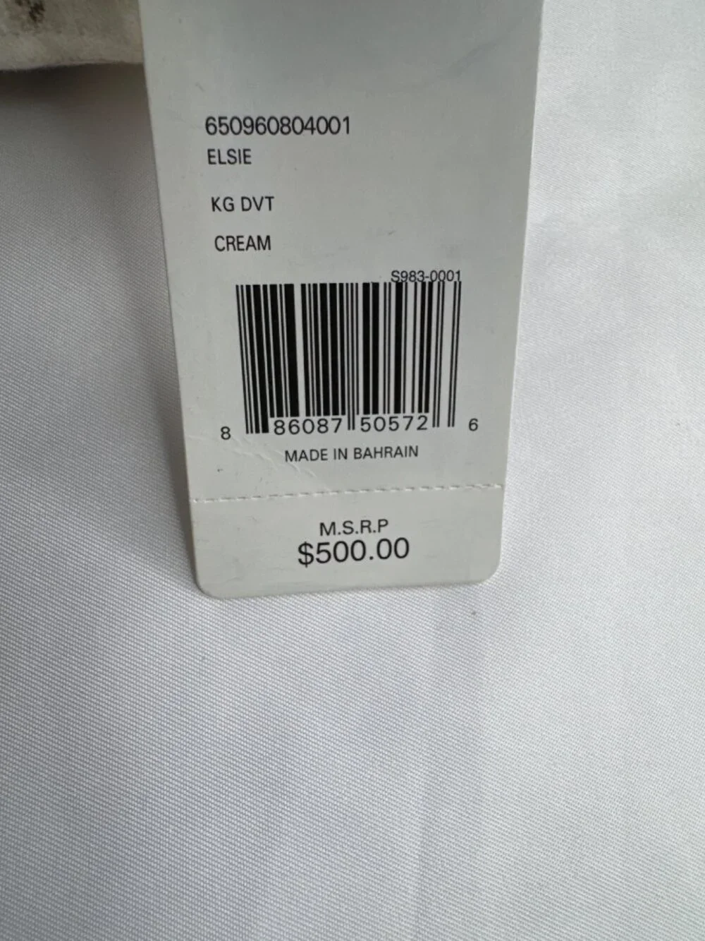 NWT Ralph Lauren Elsie Duvet Cover True Cream Size King